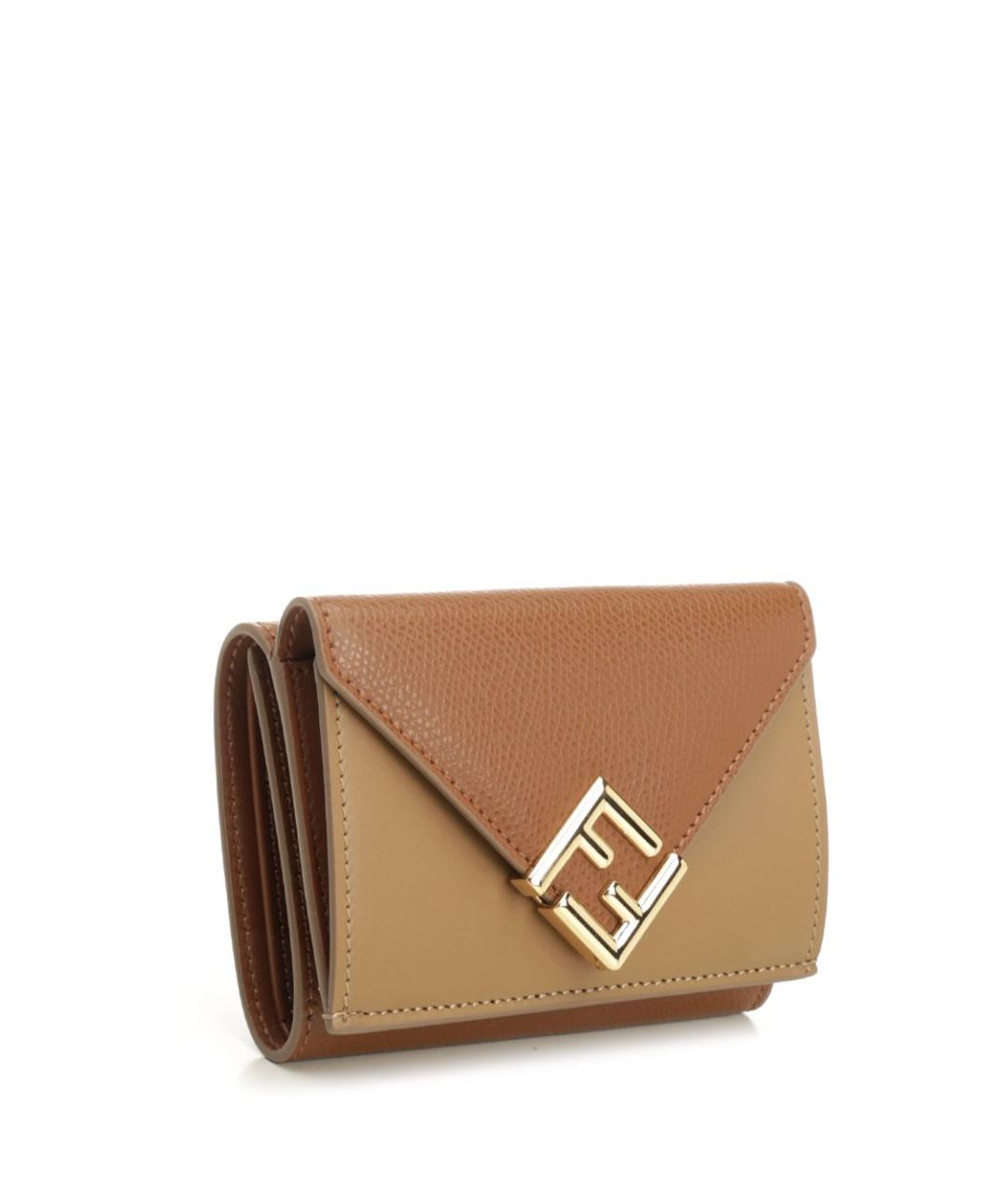 FENDI Коричневый кошелек, фото 2