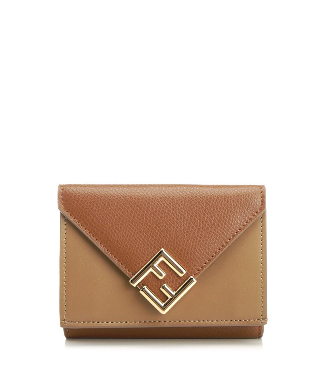 FENDI Коричневый кошелек, фото 1