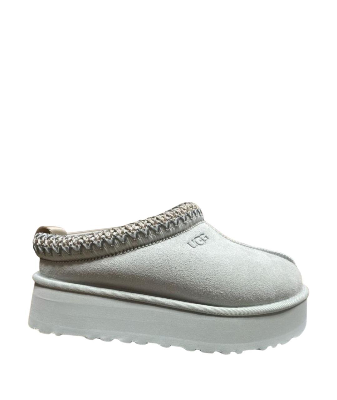 UGG AUSTRALIA Голубые замшевые сабо, фото 6