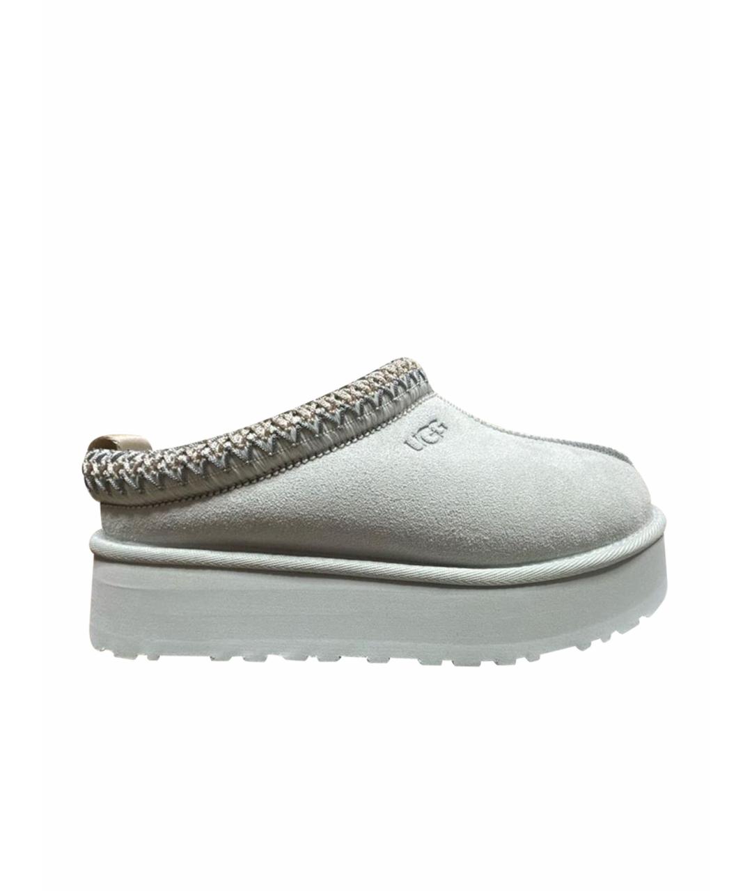 UGG AUSTRALIA Голубые замшевые сабо, фото 1