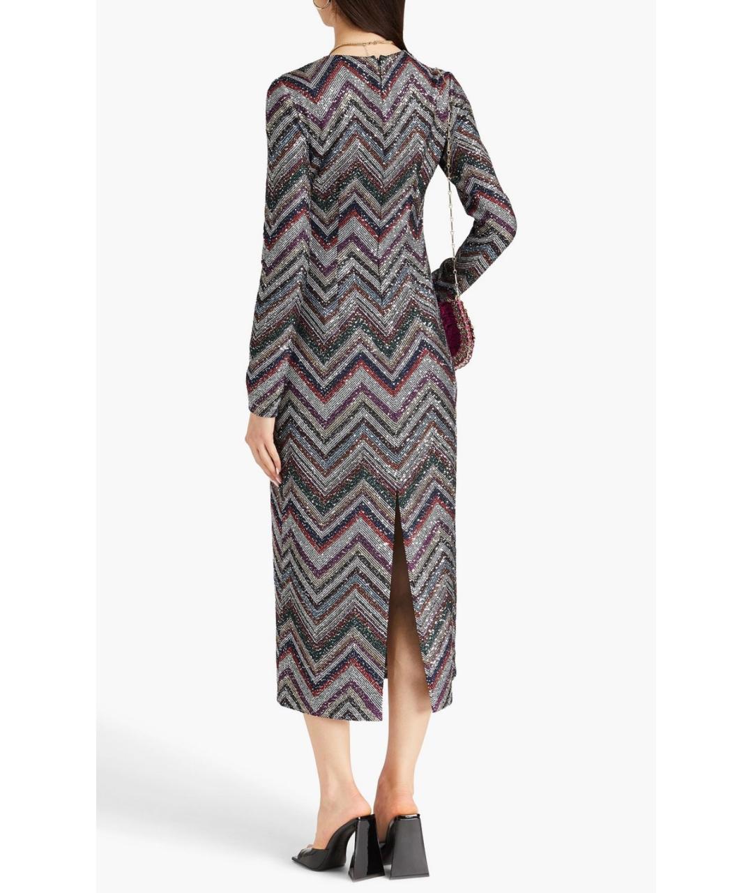 MISSONI Мульти вискозное коктейльное платье, фото 3