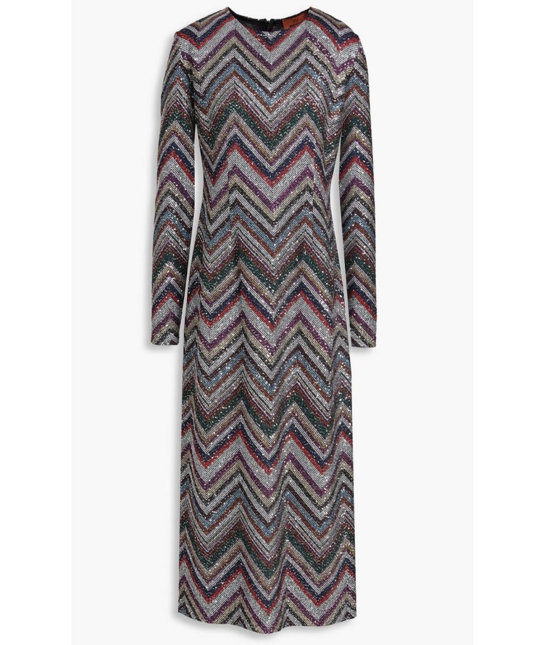 MISSONI Мульти вискозное коктейльное платье, фото 4