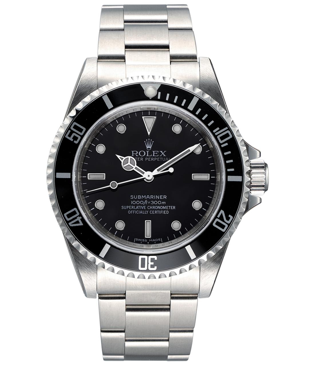 ROLEX Черные часы, фото 1