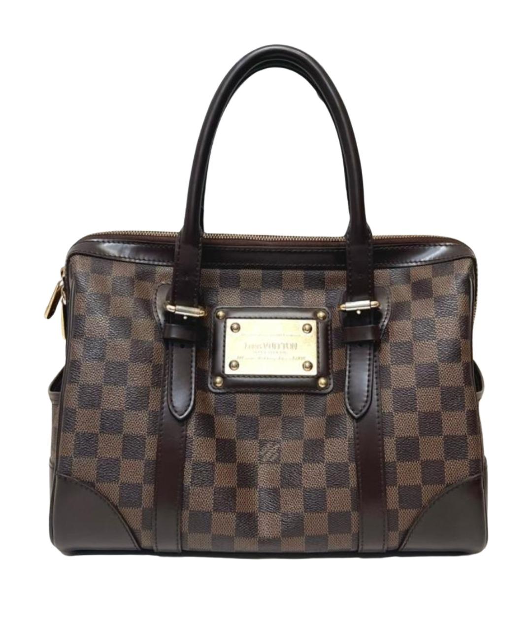 LOUIS VUITTON Коричневая сумка с короткими ручками, фото 1