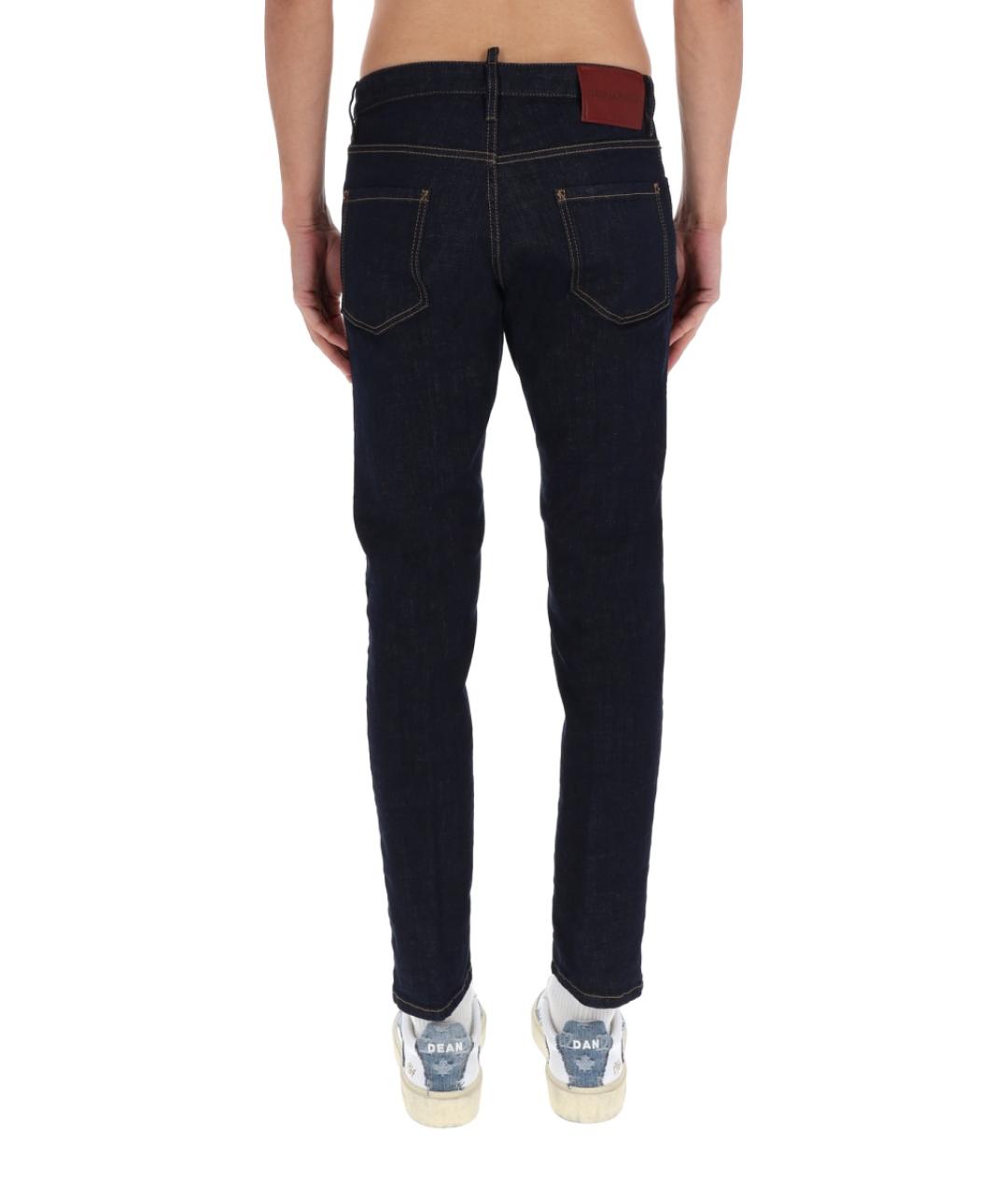 DSQUARED2 Синие прямые джинсы, фото 7