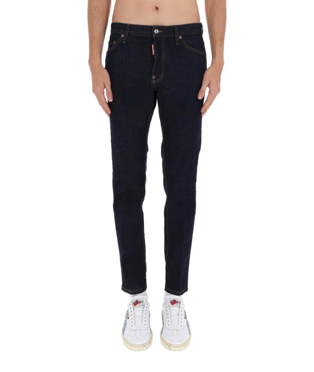 DSQUARED2 Синие прямые джинсы, фото 8