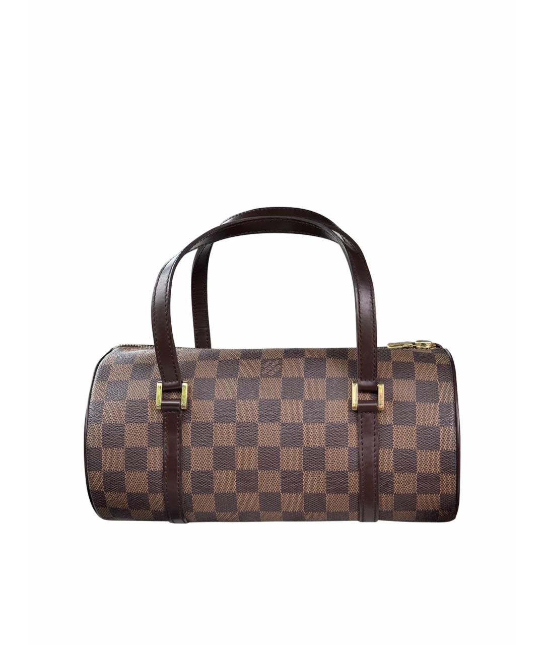 LOUIS VUITTON Коричневая сумка с короткими ручками, фото 1