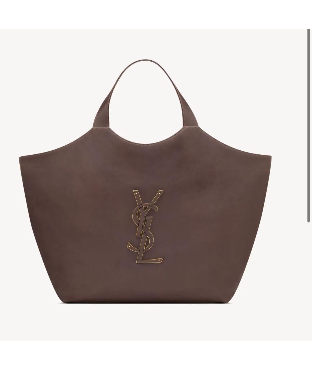 SAINT LAURENT Кожаная сумка тоут, фото 4