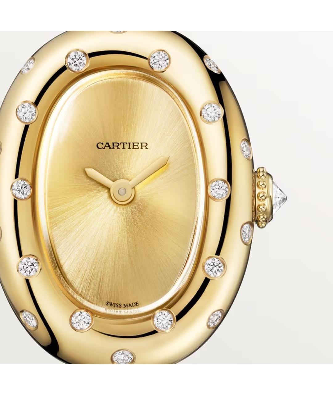 CARTIER Золотые часы из желтого золота, фото 2