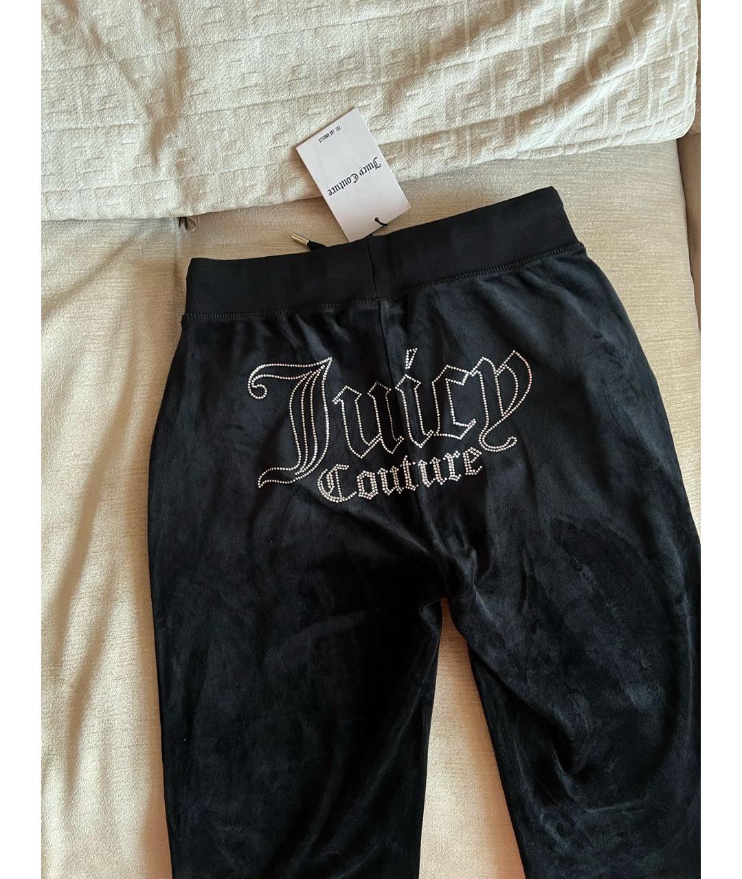 JUICY COUTURE Черный велюровый спортивные костюмы, фото 7