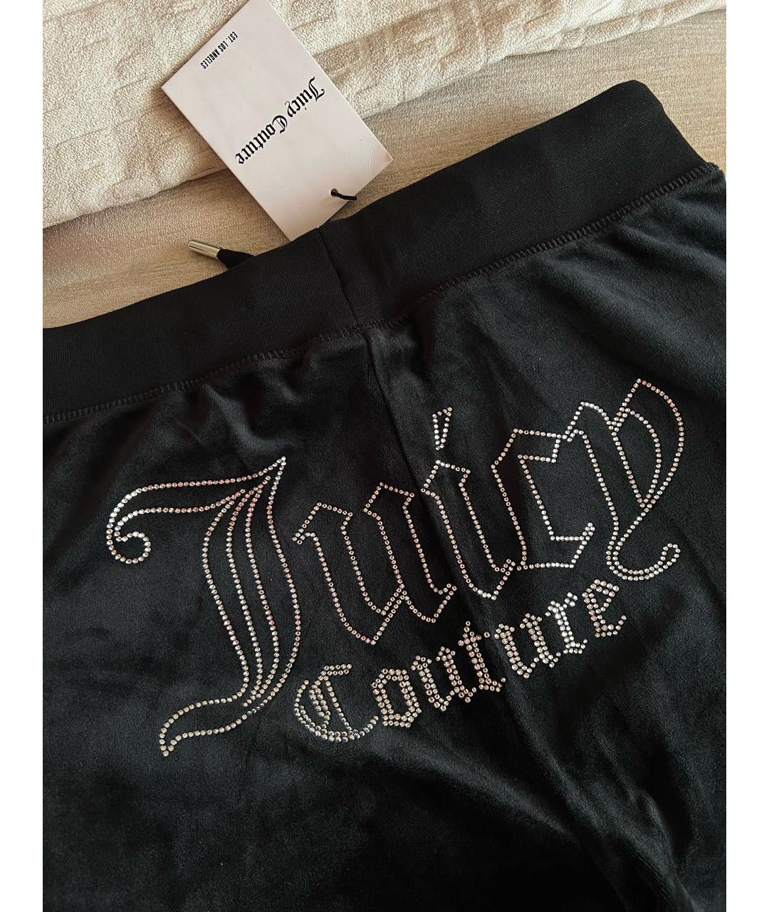 JUICY COUTURE Черный велюровый спортивные костюмы, фото 8