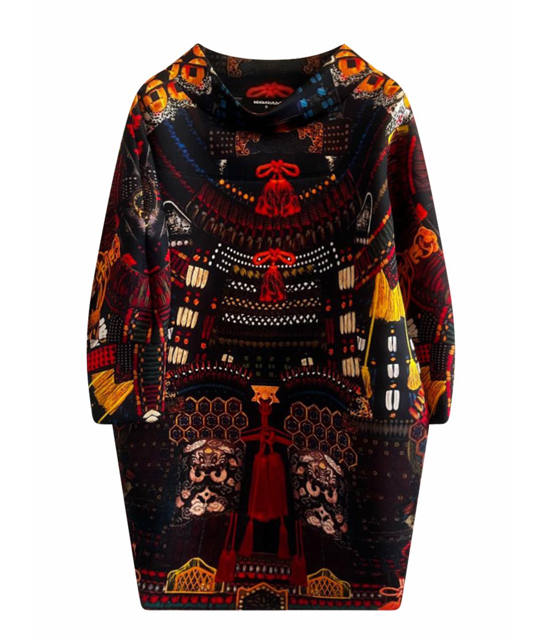 DSQUARED2 Мульти полиэстеровое повседневное платье, фото 1