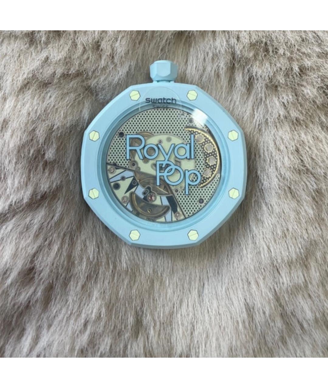 Swatch Голубые часы, фото 2