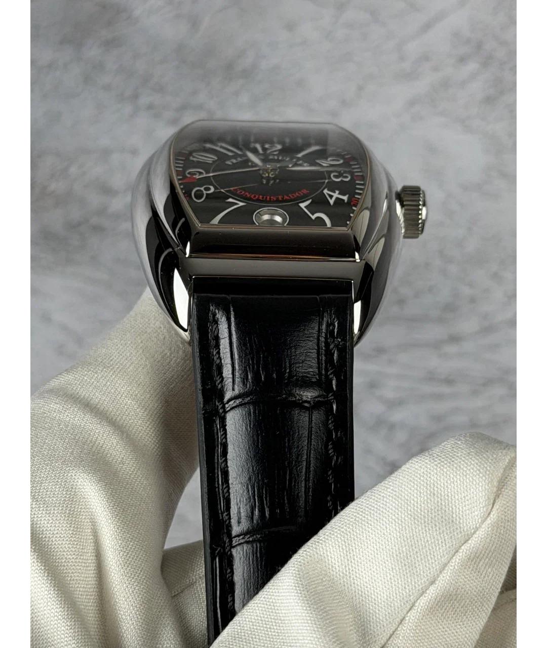 FRANCK MULLER Черные металлические часы, фото 5