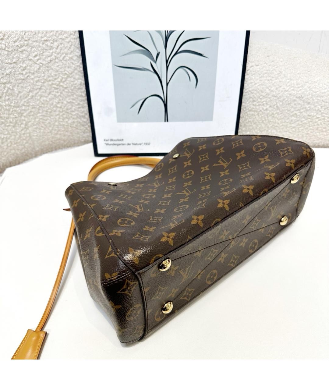 LOUIS VUITTON Коричневая сумка с короткими ручками, фото 4