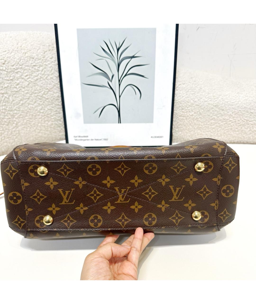 LOUIS VUITTON Коричневая сумка с короткими ручками, фото 3