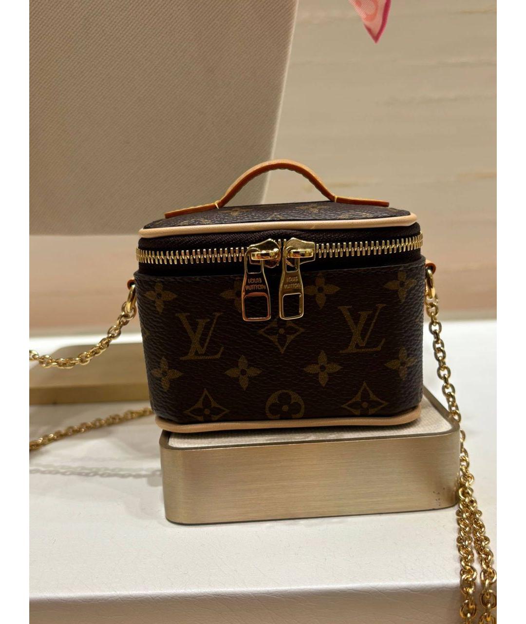 LOUIS VUITTON Коричневая сумка через плечо, фото 8