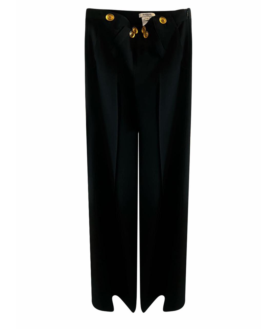GIVENCHY Черные шерстяные брюки широкие, фото 1
