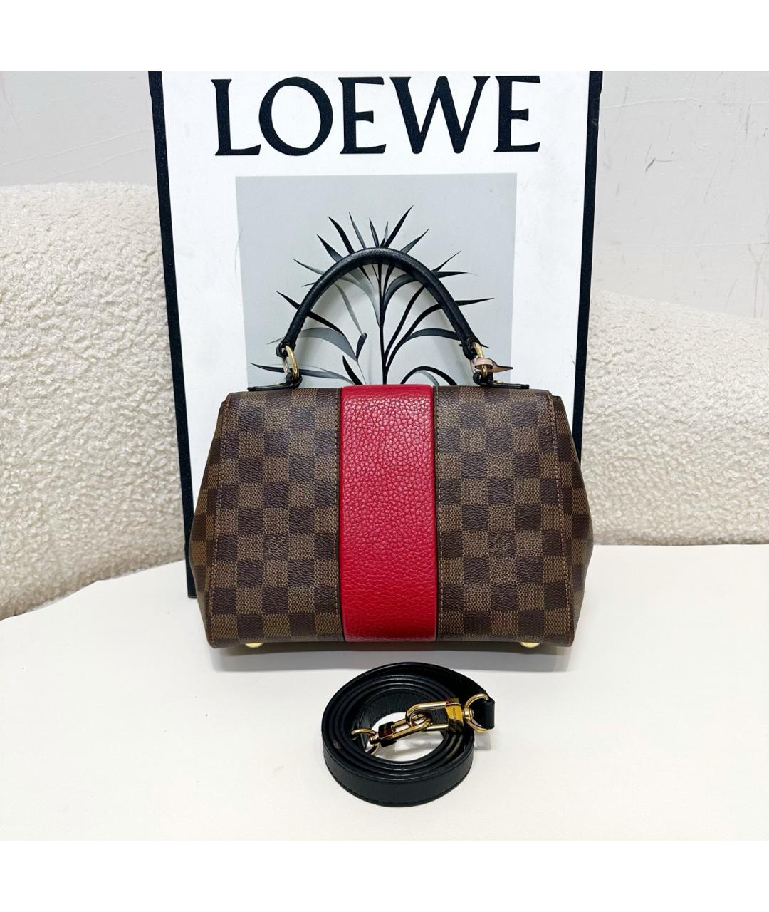 LOUIS VUITTON Красная сумка с короткими ручками, фото 2