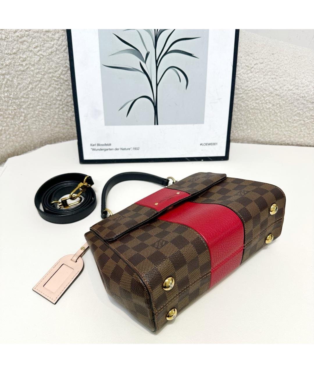 LOUIS VUITTON Красная сумка с короткими ручками, фото 4