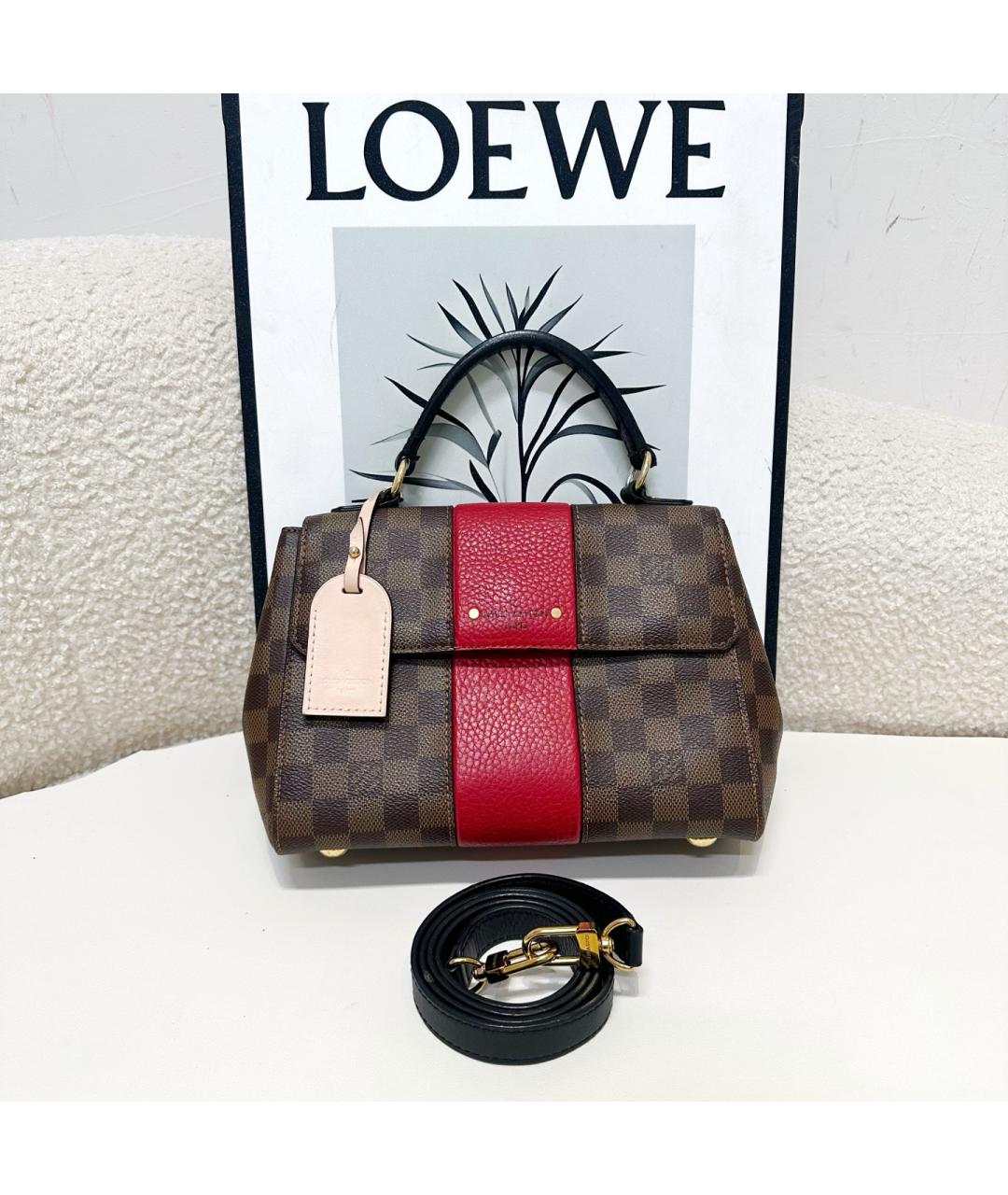 LOUIS VUITTON Красная сумка с короткими ручками, фото 7
