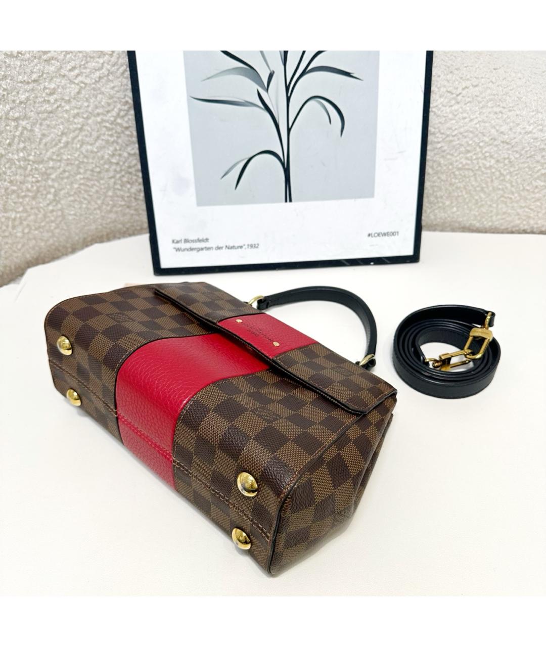 LOUIS VUITTON Красная сумка с короткими ручками, фото 5
