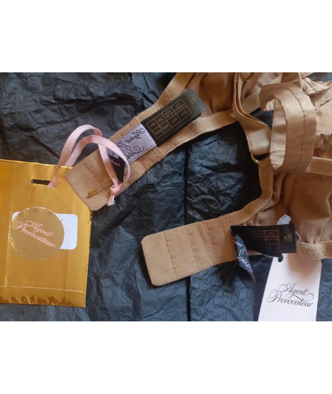 AGENT PROVOCATEUR Золотой комплекты, фото 8