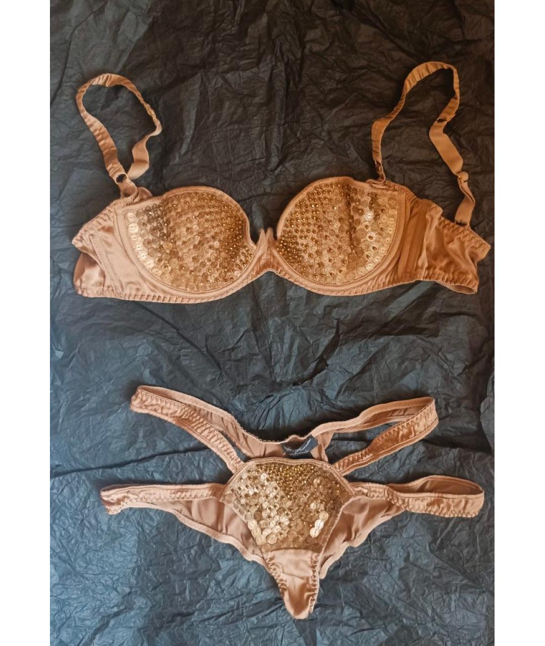 AGENT PROVOCATEUR Золотой комплекты, фото 10