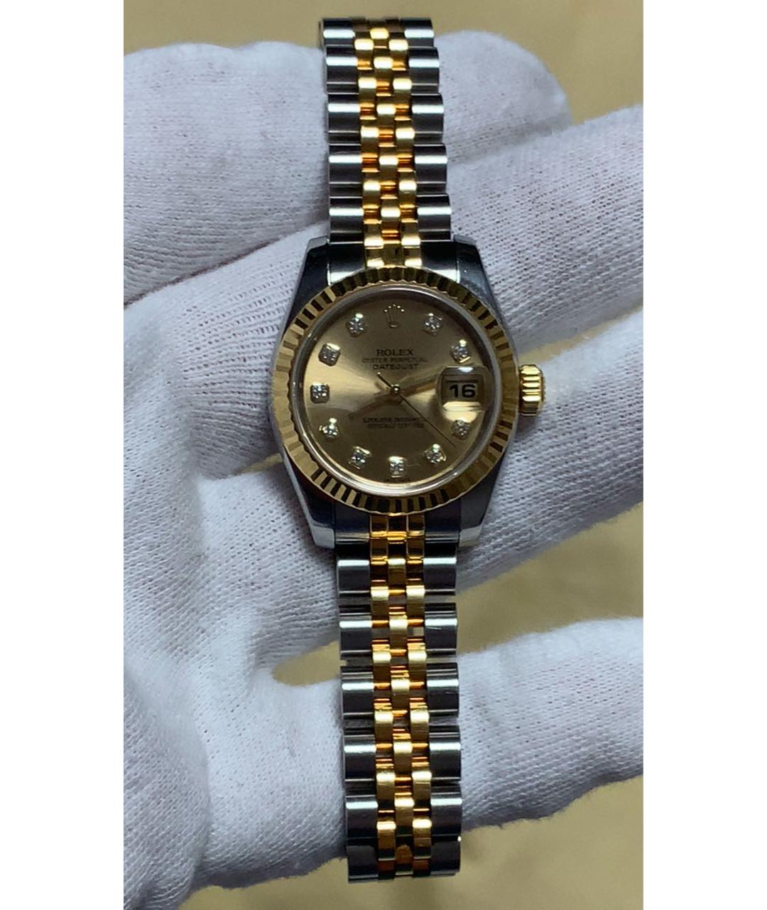ROLEX Желтые часы из желтого золота, фото 3