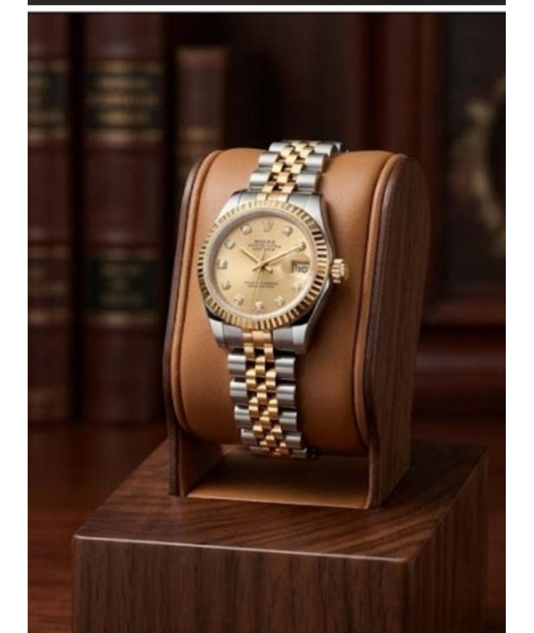 ROLEX Желтые часы из желтого золота, фото 2