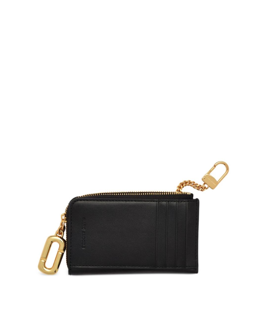 MARC JACOBS Черный кожаный кошелек, фото 2