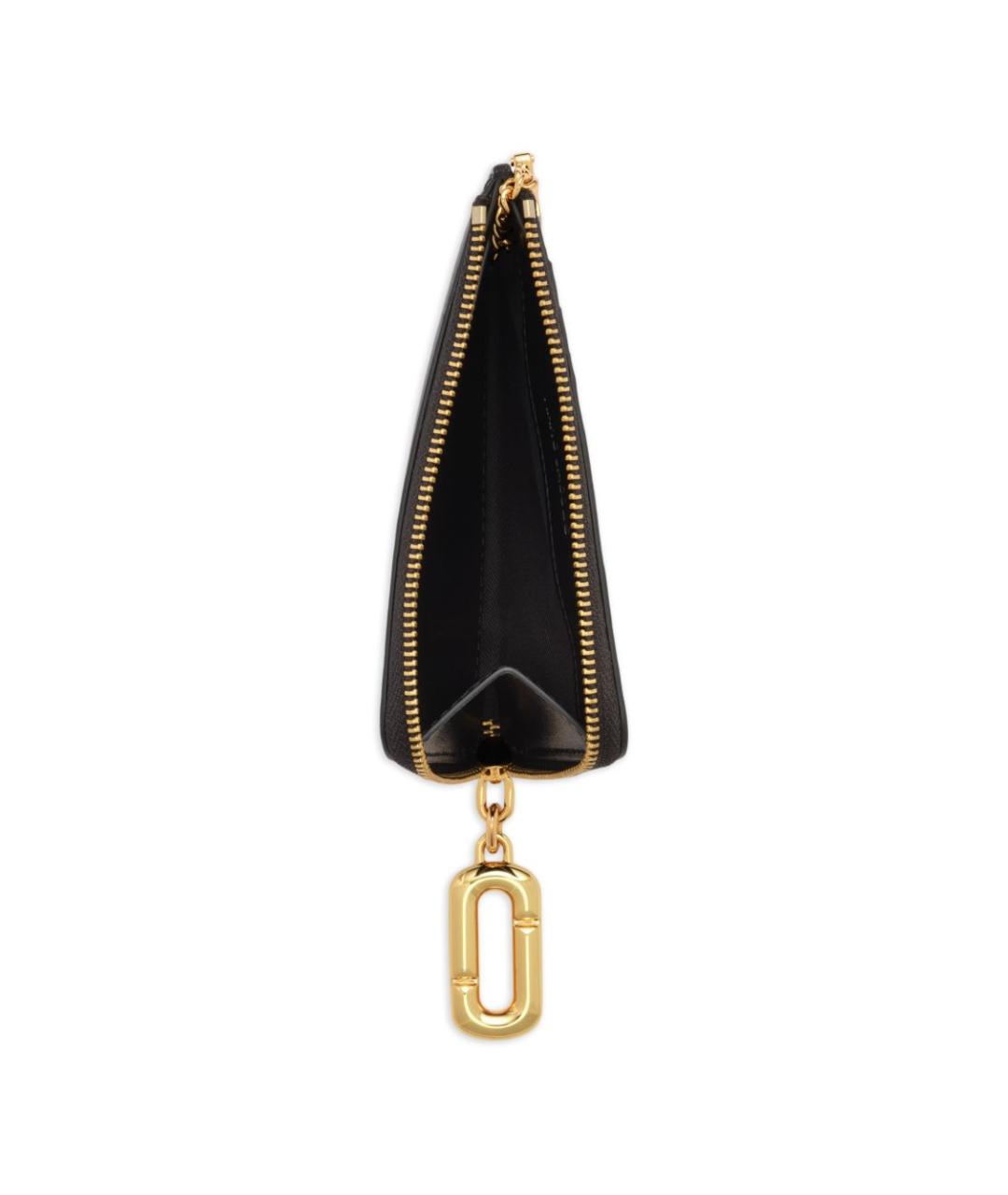 MARC JACOBS Черный кожаный кошелек, фото 3