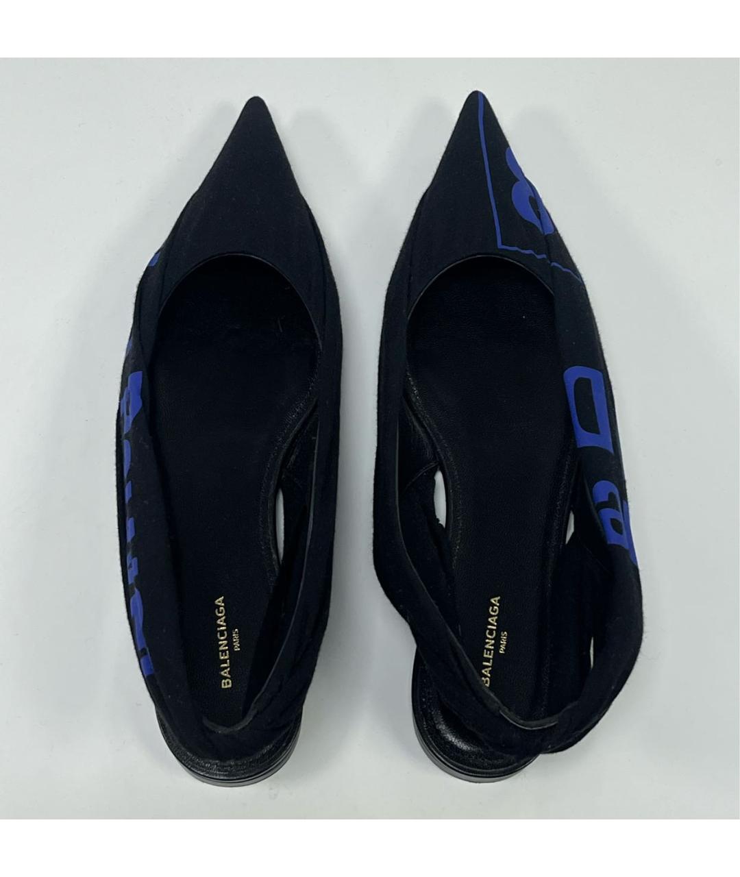 BALENCIAGA Черные мюли, фото 5