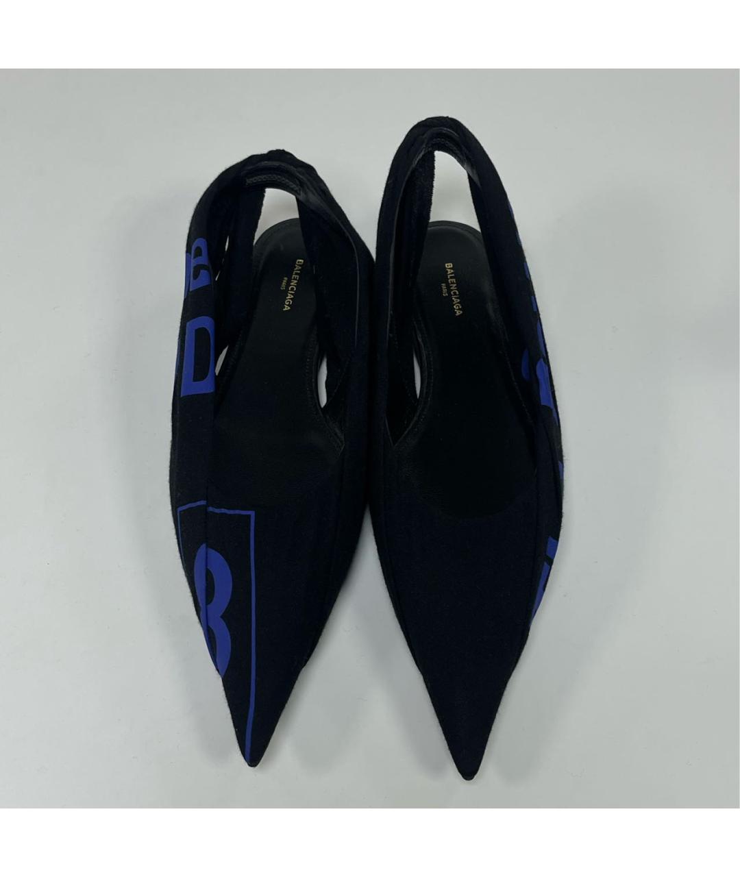 BALENCIAGA Черные мюли, фото 3