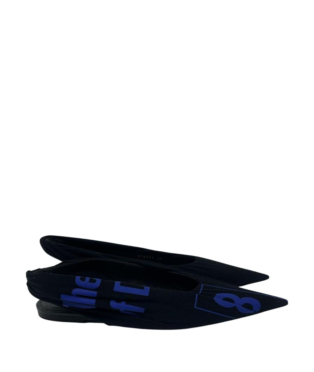 BALENCIAGA Черные мюли, фото 1