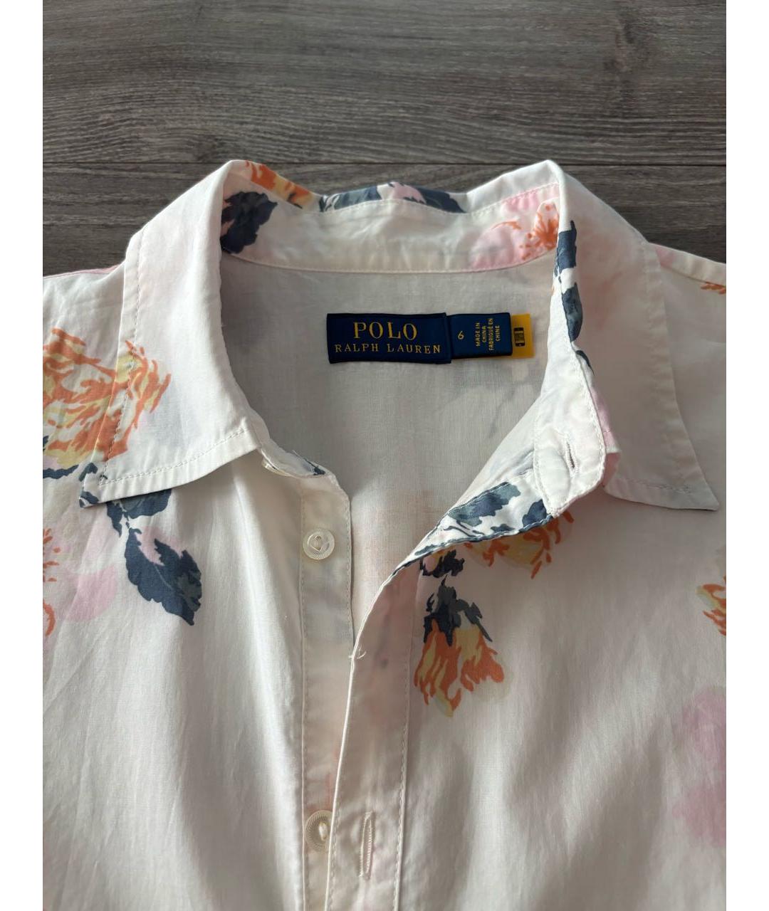 POLO RALPH LAUREN Мульти хлопковое повседневное платье, фото 3