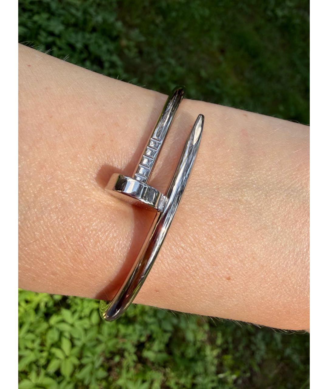 CARTIER Серебряный браслет из белого золота, фото 2