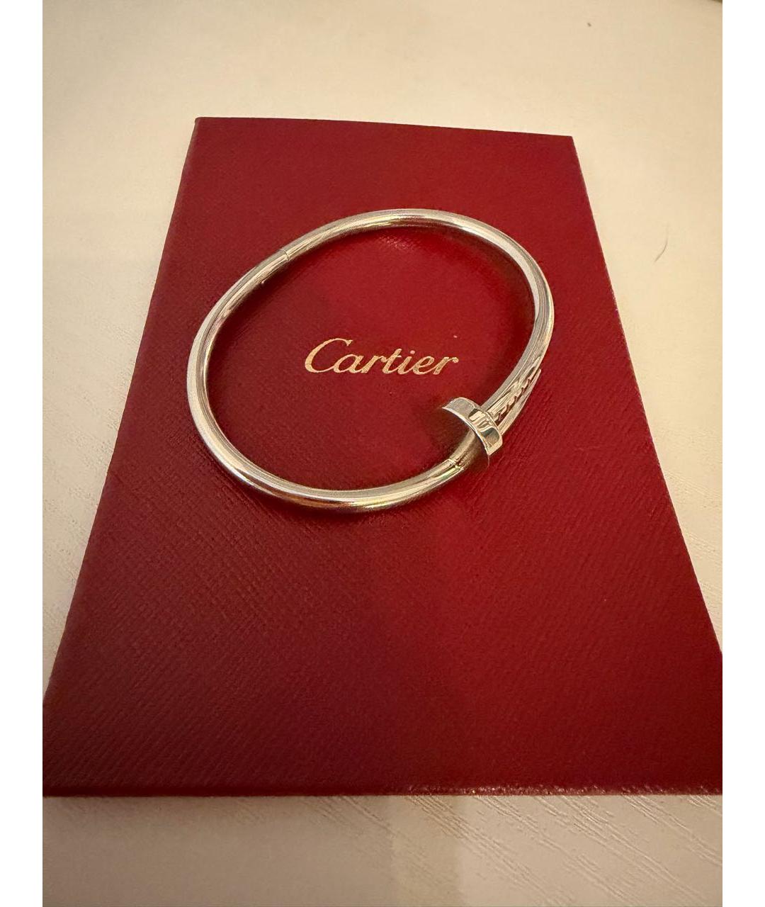 CARTIER Серебряный браслет из белого золота, фото 3