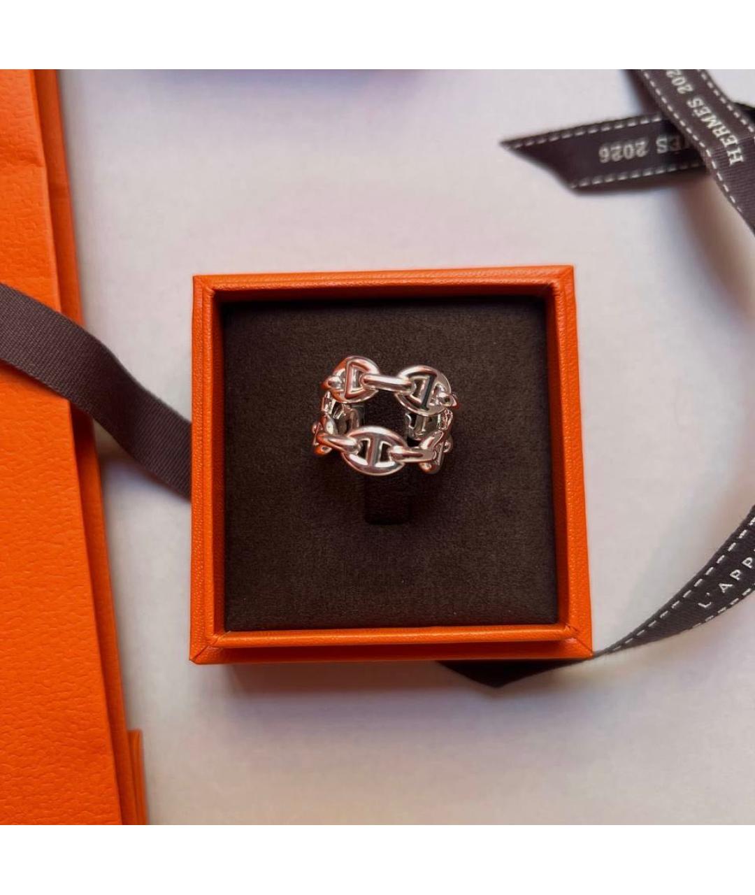 HERMES Серебряное серебряное кольцо, фото 3