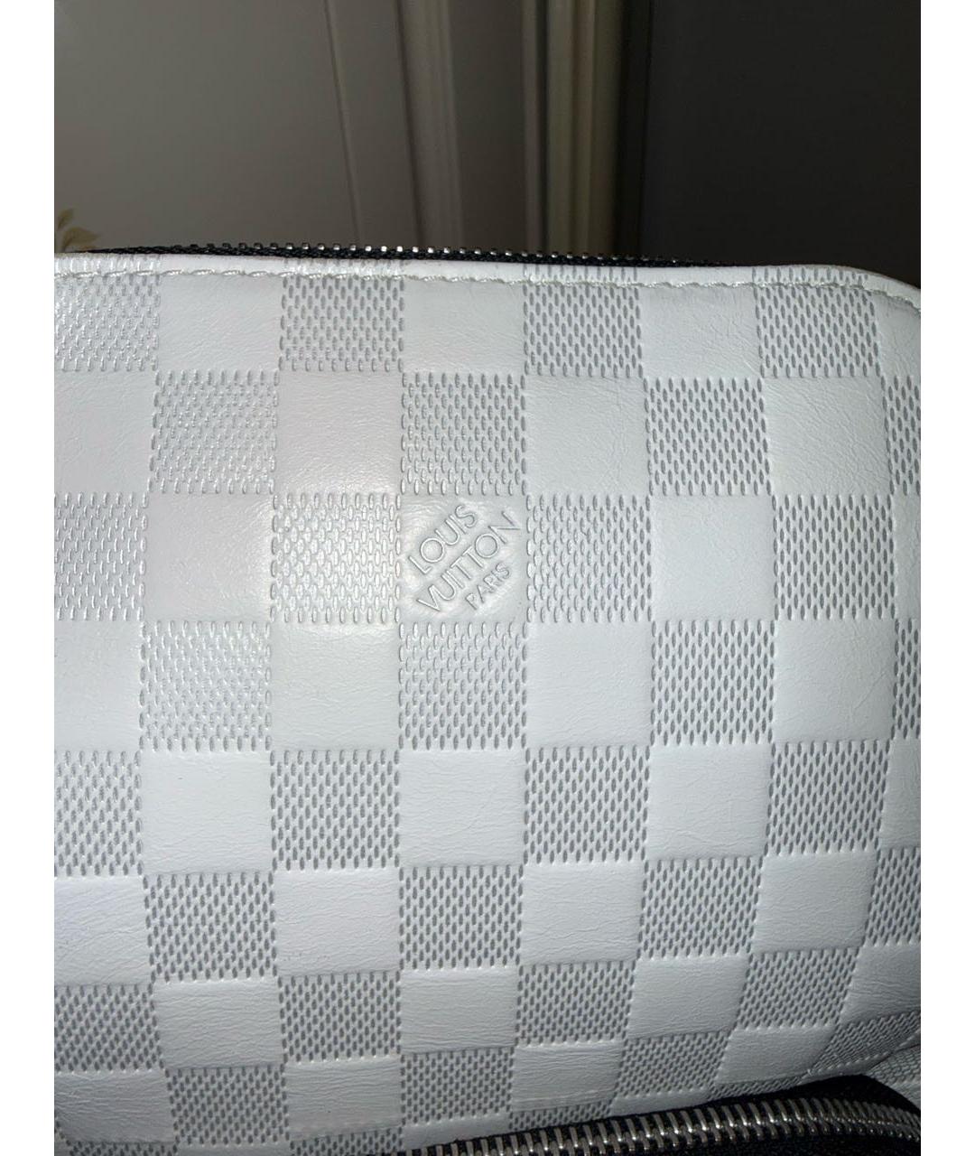 LOUIS VUITTON Белая кожаная сумка на плечо, фото 6