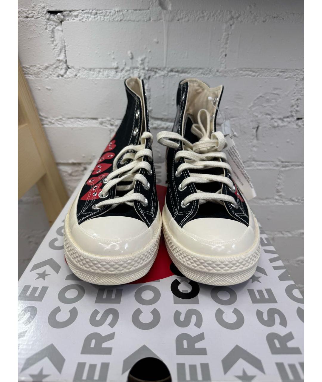 CONVERSE Черные текстильные кеды, фото 2