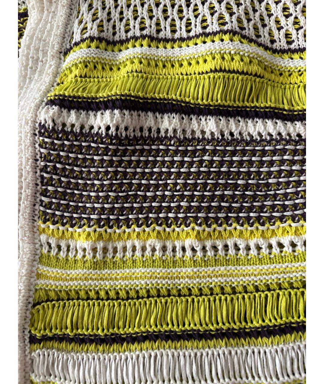 MISSONI Желтый хлопковый кардиган, фото 4
