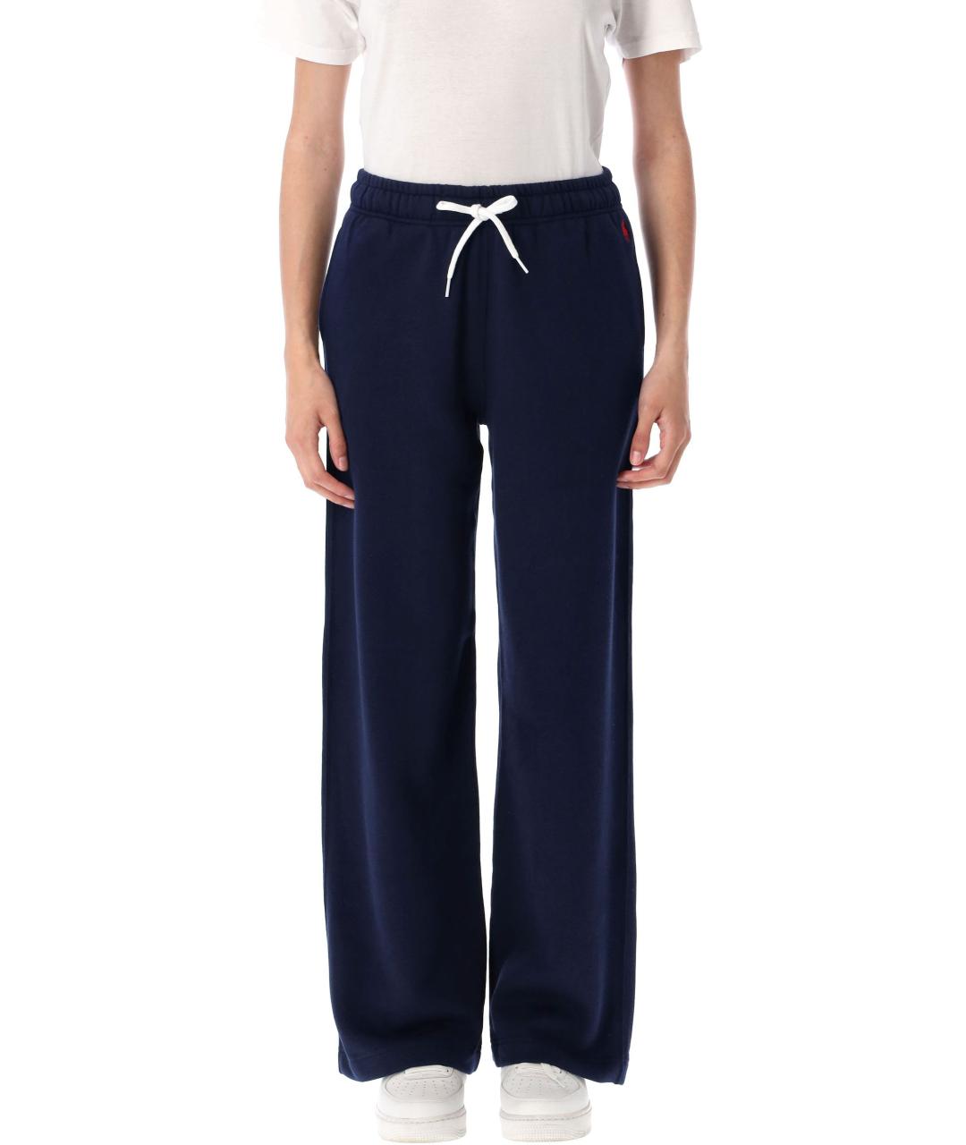 POLO RALPH LAUREN Темно-синие хлопковые спортивные брюки и шорты, фото 1
