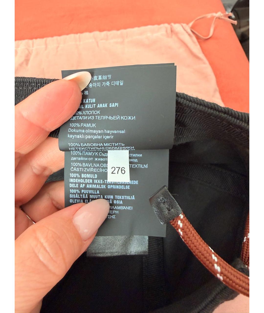 MIU MIU Черная хлопковая кепка, фото 6