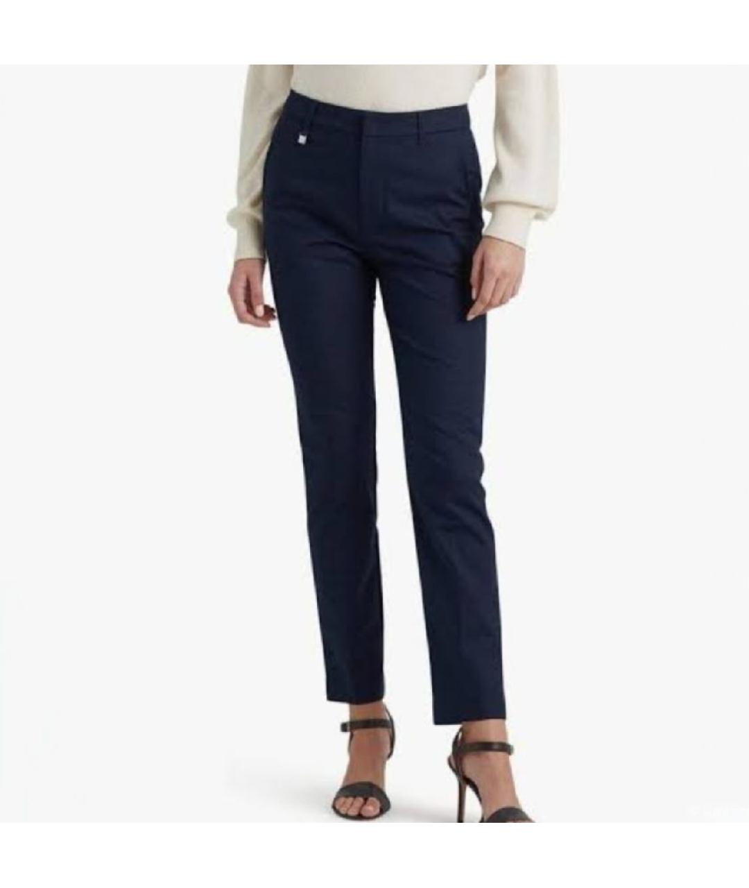 RALPH LAUREN Синие брюки узкие, фото 5