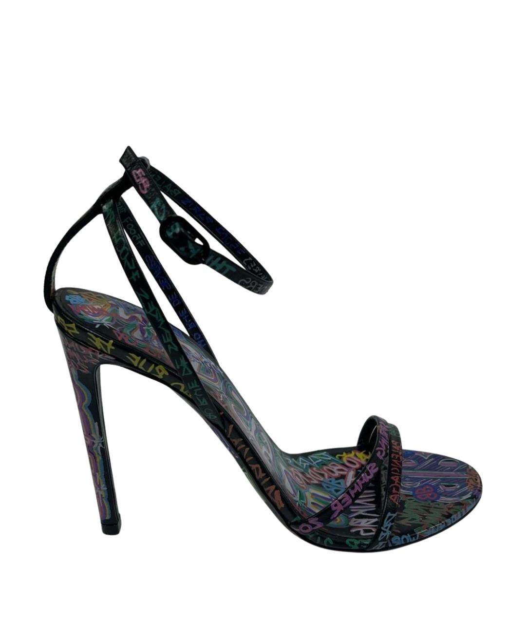 BALENCIAGA Мульти кожаные туфли, фото 1
