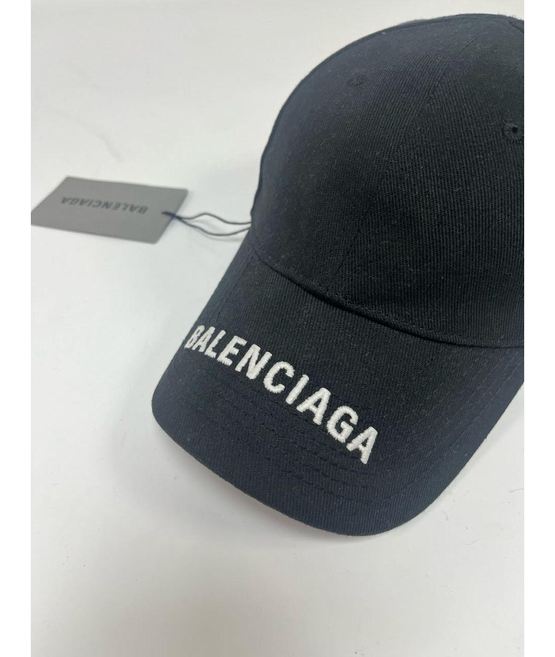 BALENCIAGA Черная хлопковая кепка/бейсболка, фото 4
