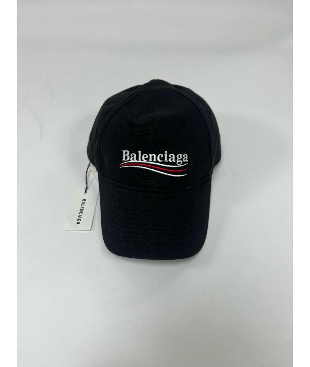 BALENCIAGA Черная хлопковая кепка/бейсболка, фото 6