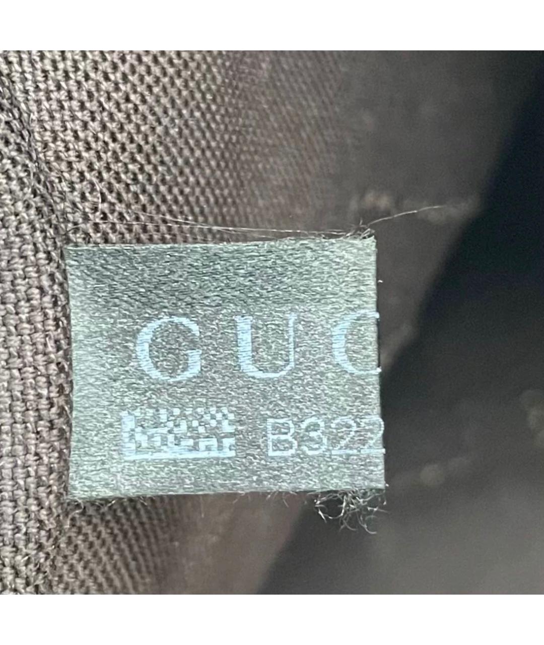 GUCCI Коричневая кожаная сумка с короткими ручками, фото 7