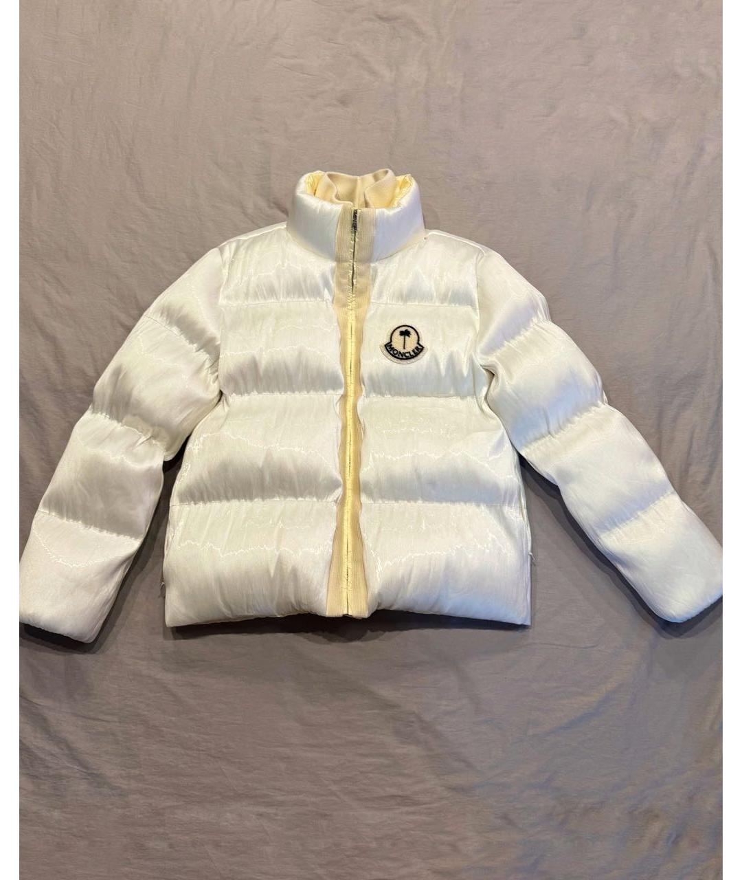 MONCLER Белый пуховик, фото 7